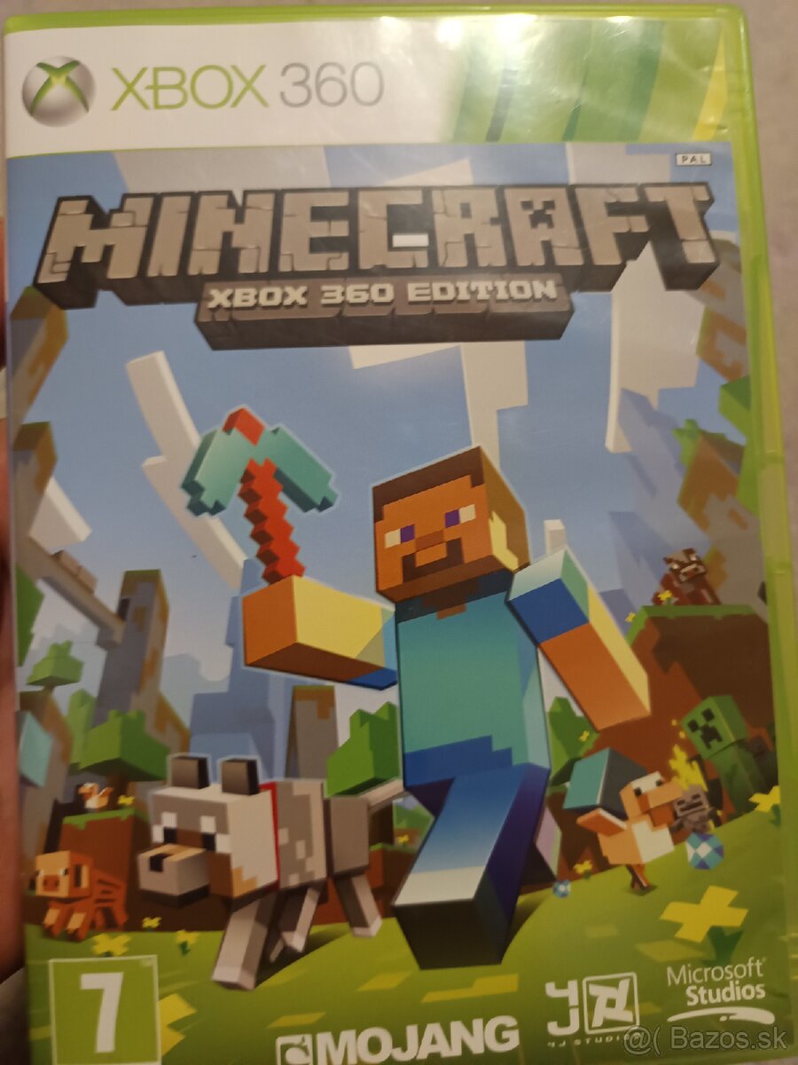 Hra Minecraft na Xbox 360