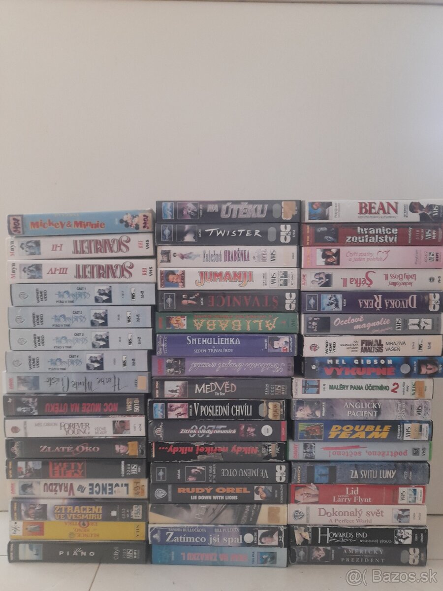 Predám originálne VHS videokazety