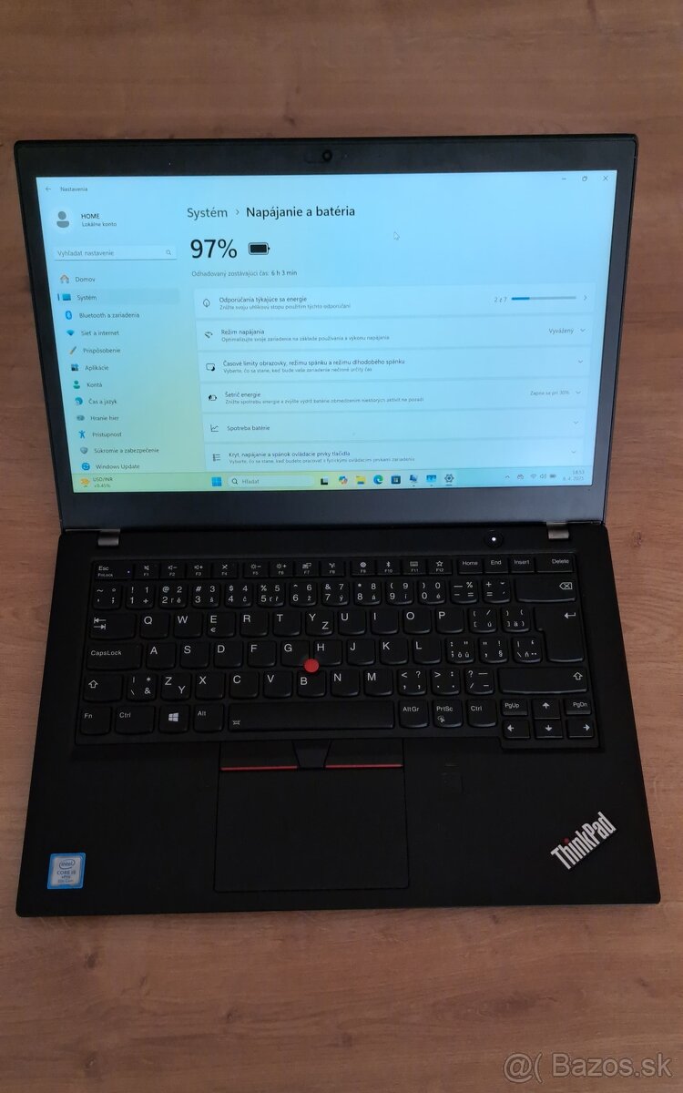 LENOVO ThinkPad T480s laptop