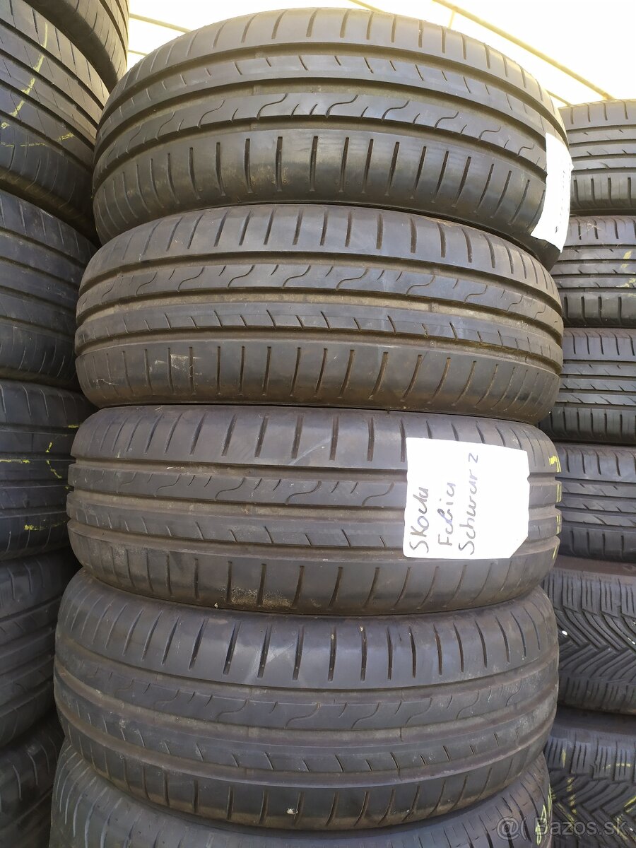 Letné pneumatiky 185/60 R15 Dunlop 4ks