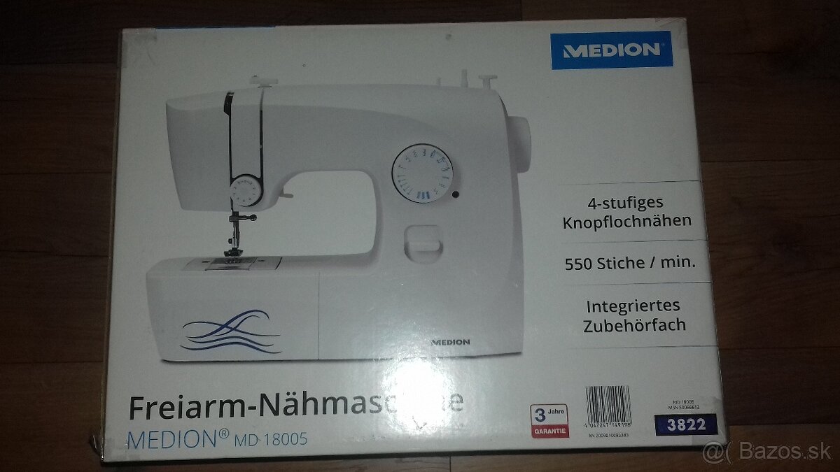 Šijací stroj Medion MD18005 NOVÝ