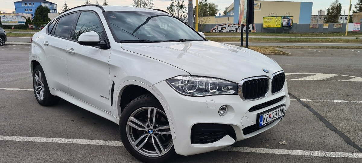 BMW X6 M sport 30d, r.v.2018 , 89.000 km , SK