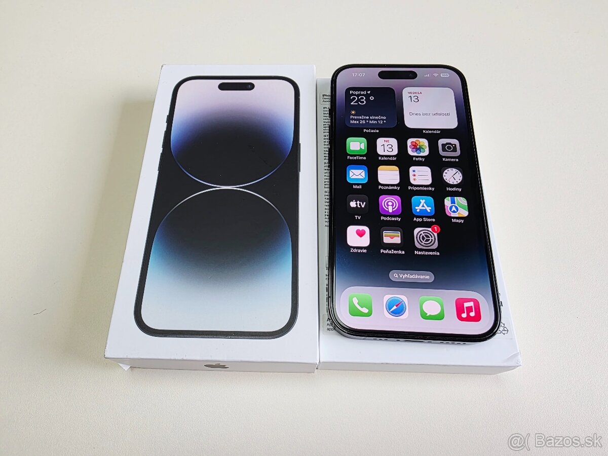 APPLE IPHONE 14 PRO 256GB SPACE BLACK