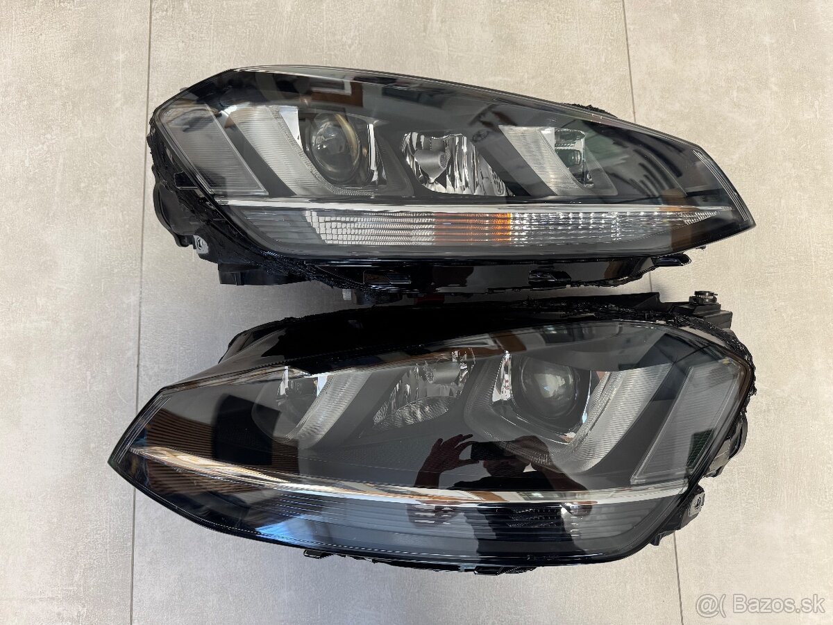 Predné Bi-Xenón svetlá VW Golf 7 – po renovácii