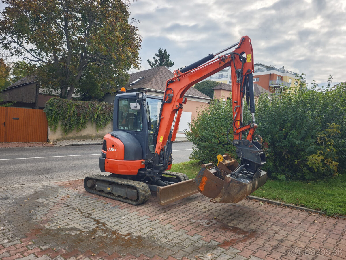 Pásový minibagr Kubota U36-4 rv2018 Klima CAT Takeuchi Volvo