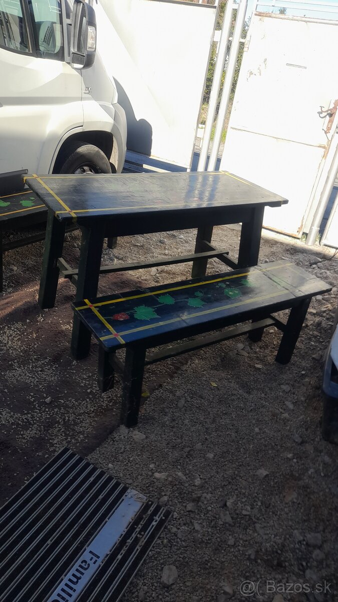 Záhradné maĺované sedenie 100eur