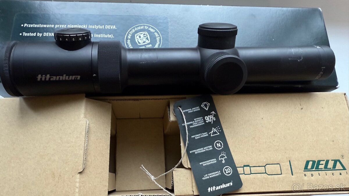 Delta Titanium 1-4x24 nahankovy puškohlad