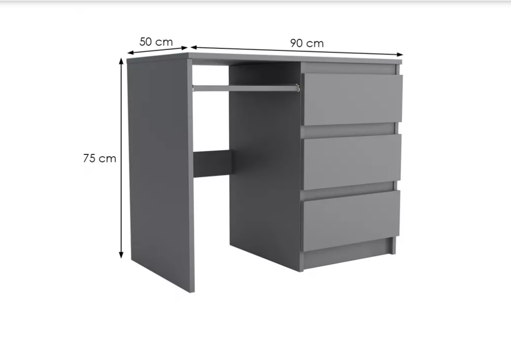 PÍSACÍ STOLÍK  90x50x75cm