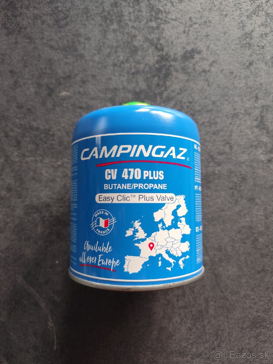 Plynová kartuša CV470+ s ventilom na varič 450 gramov