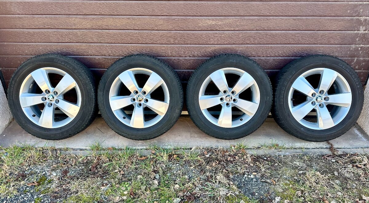Alu originál škoda nanuq 5x100 R16