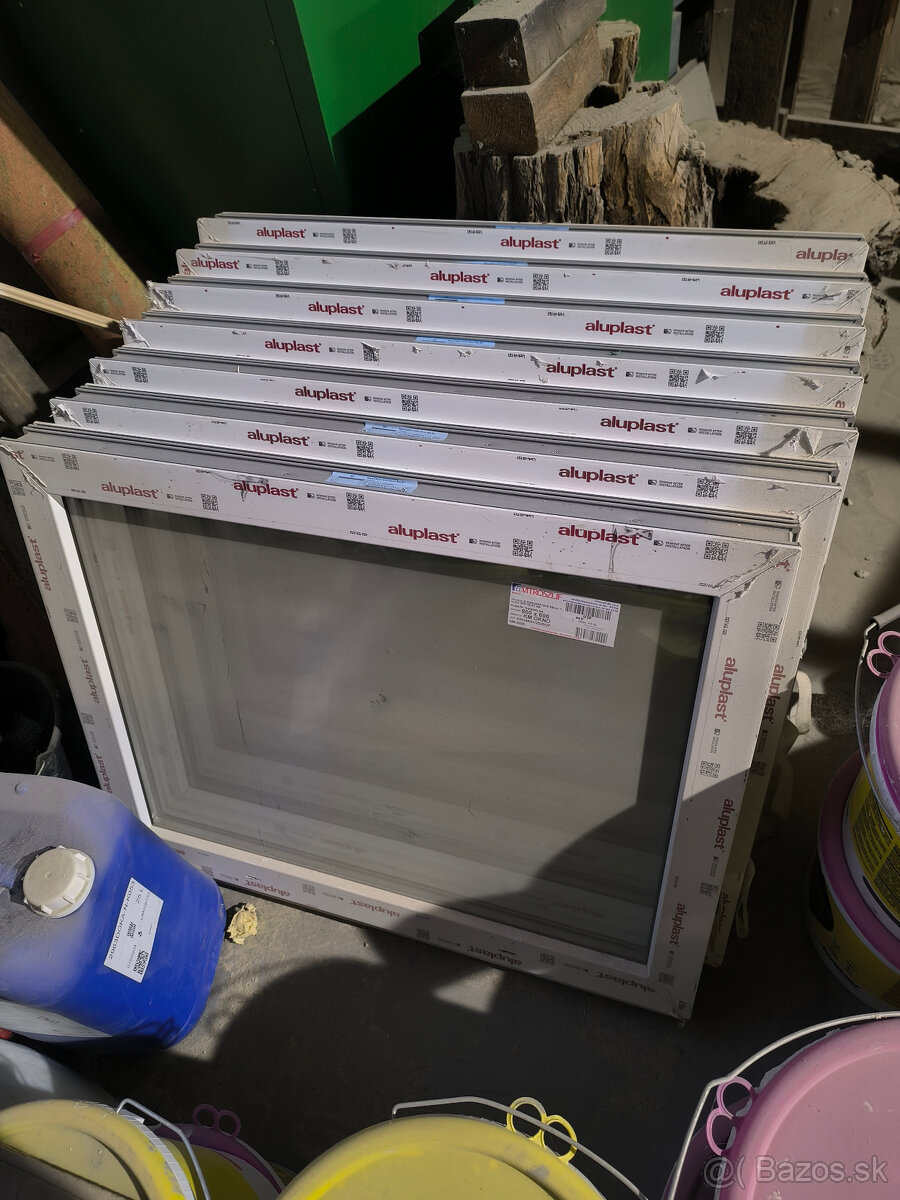Predám nové nepoužité PVC okná FIX, 7ks
