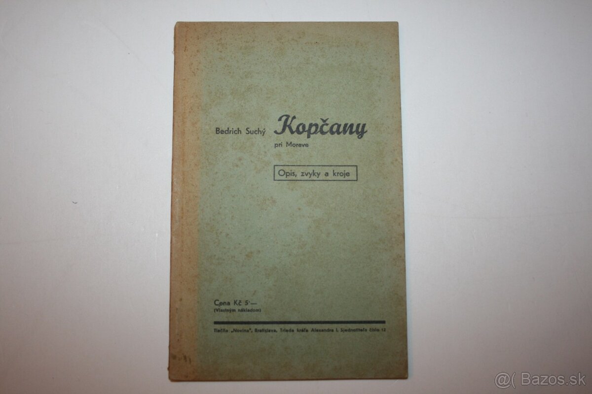 Bedrich Suchý: KOPČANY Pri Morave