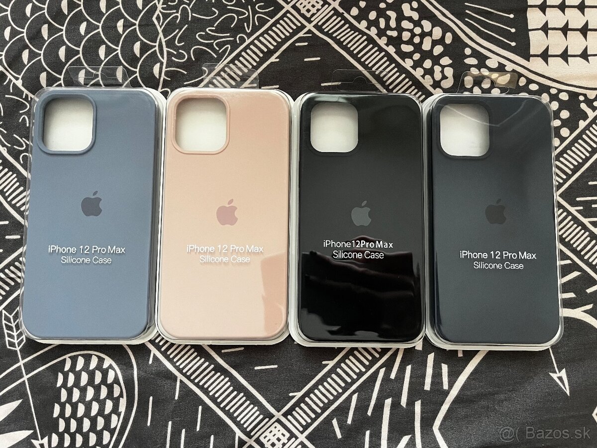 Silikónové Apple kryty na iPhone 12 Pro Max