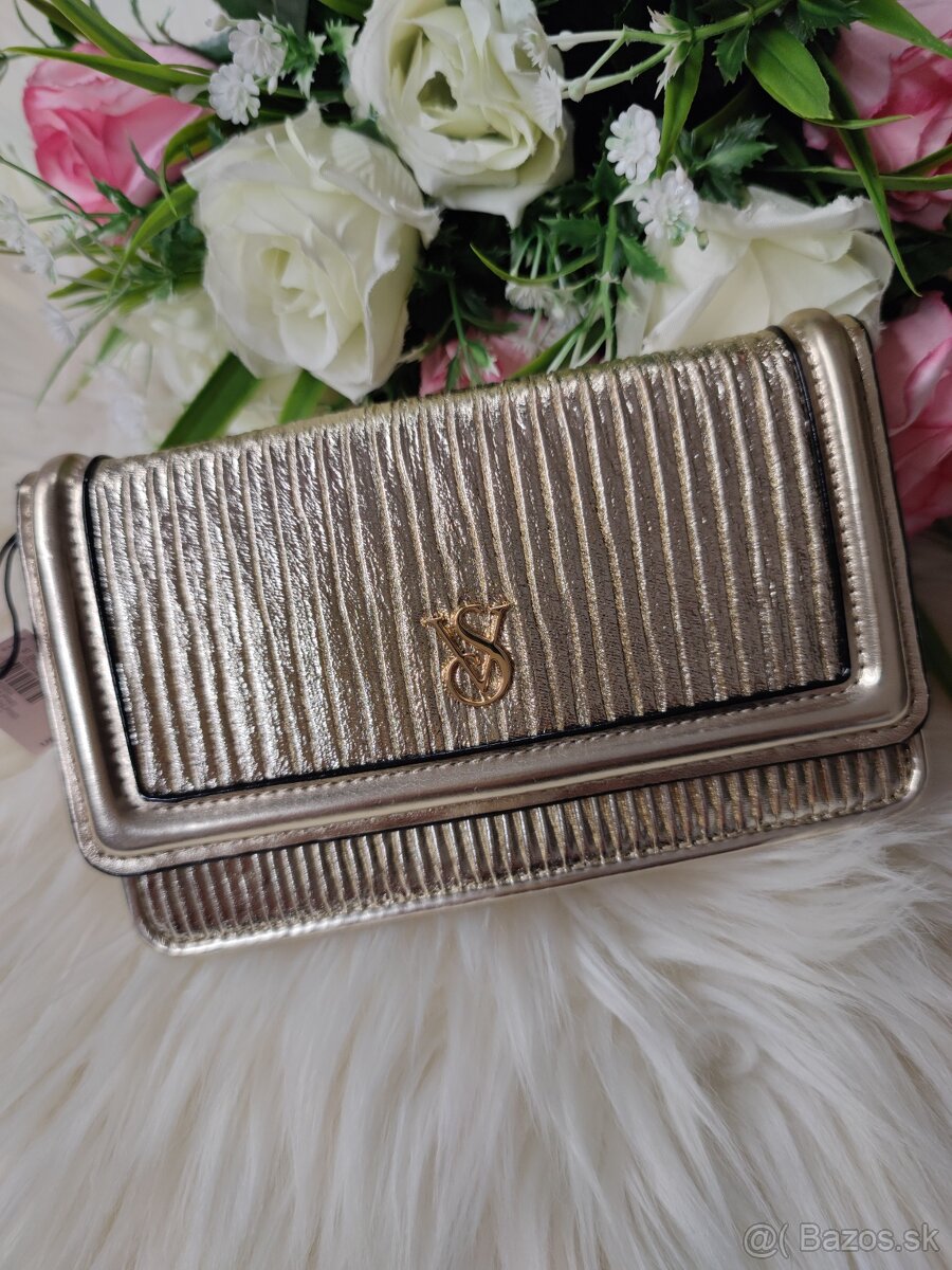 Zlatá peňaženka / kabelka Victorias Secret