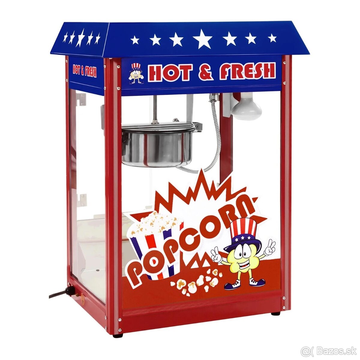 Stroj na popcorn – americký dizajn – 1600