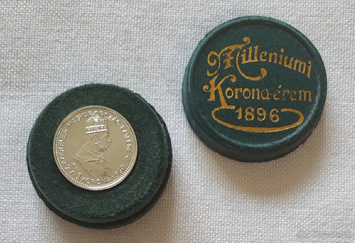 Miléniová koruna 2025/1896, príchod Maďarov, novinka Kremnic