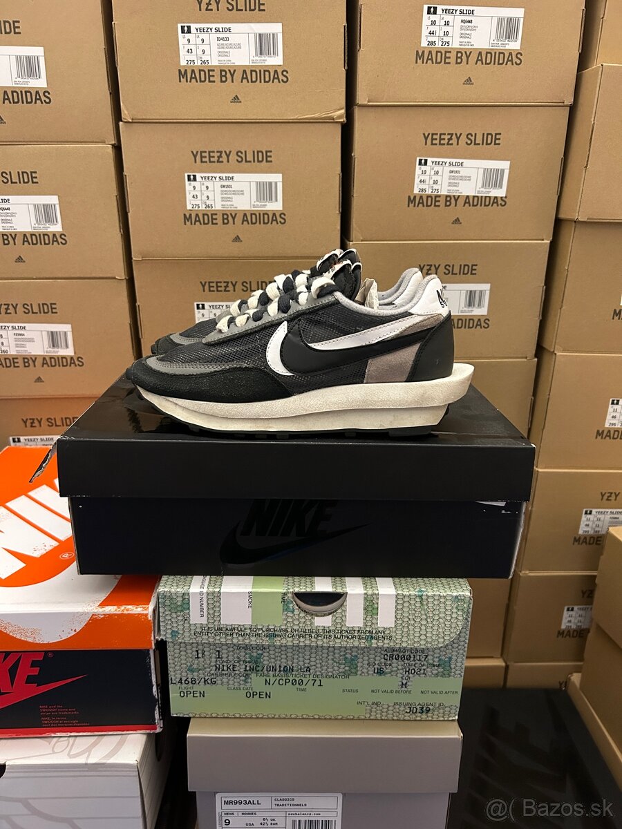 Nike Ld Waffle X Sacai Black, 36