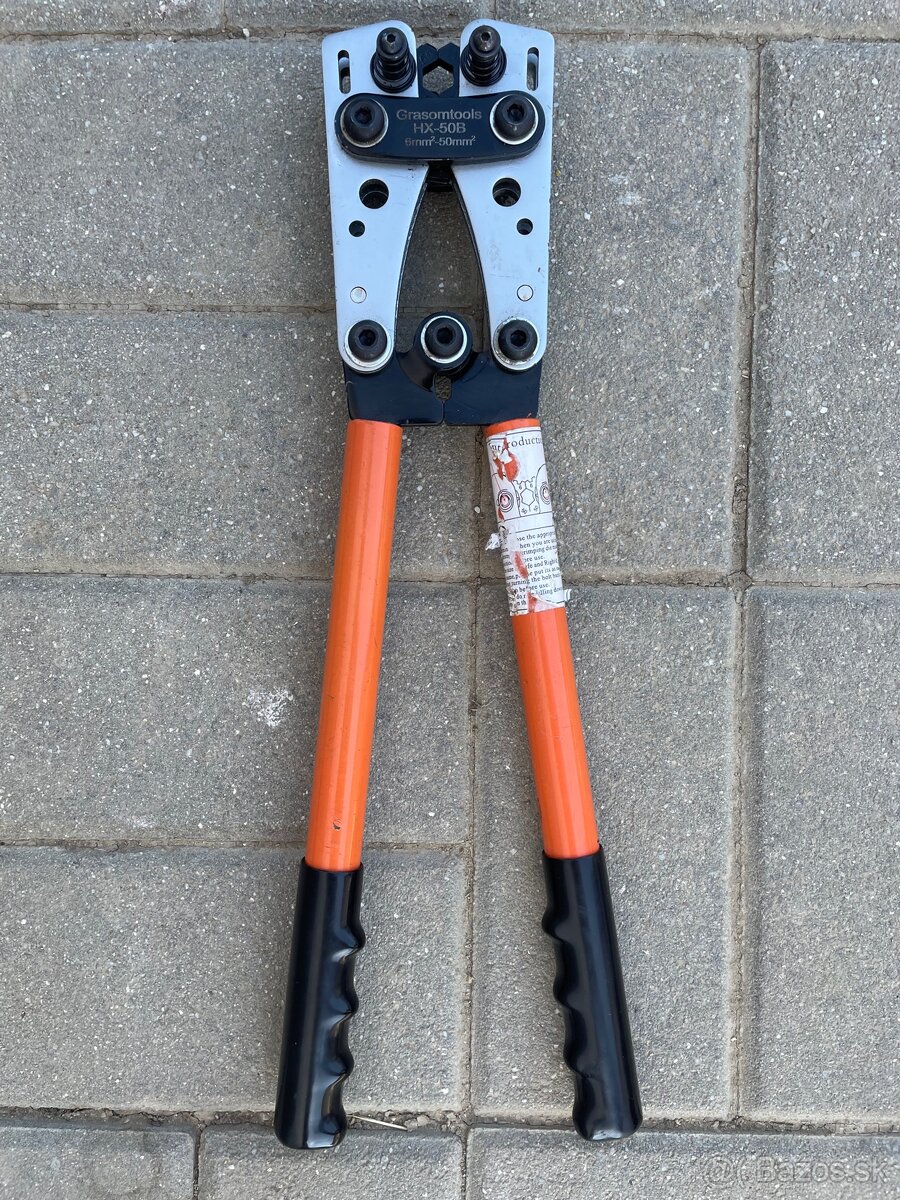 Predám nové krimpovacie kliešte pre káblové oká 6-50 mm²