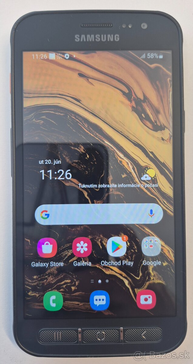 SAMSUNG Galaxy XCover 4s v skvelom stave, nabíjačka, kábel