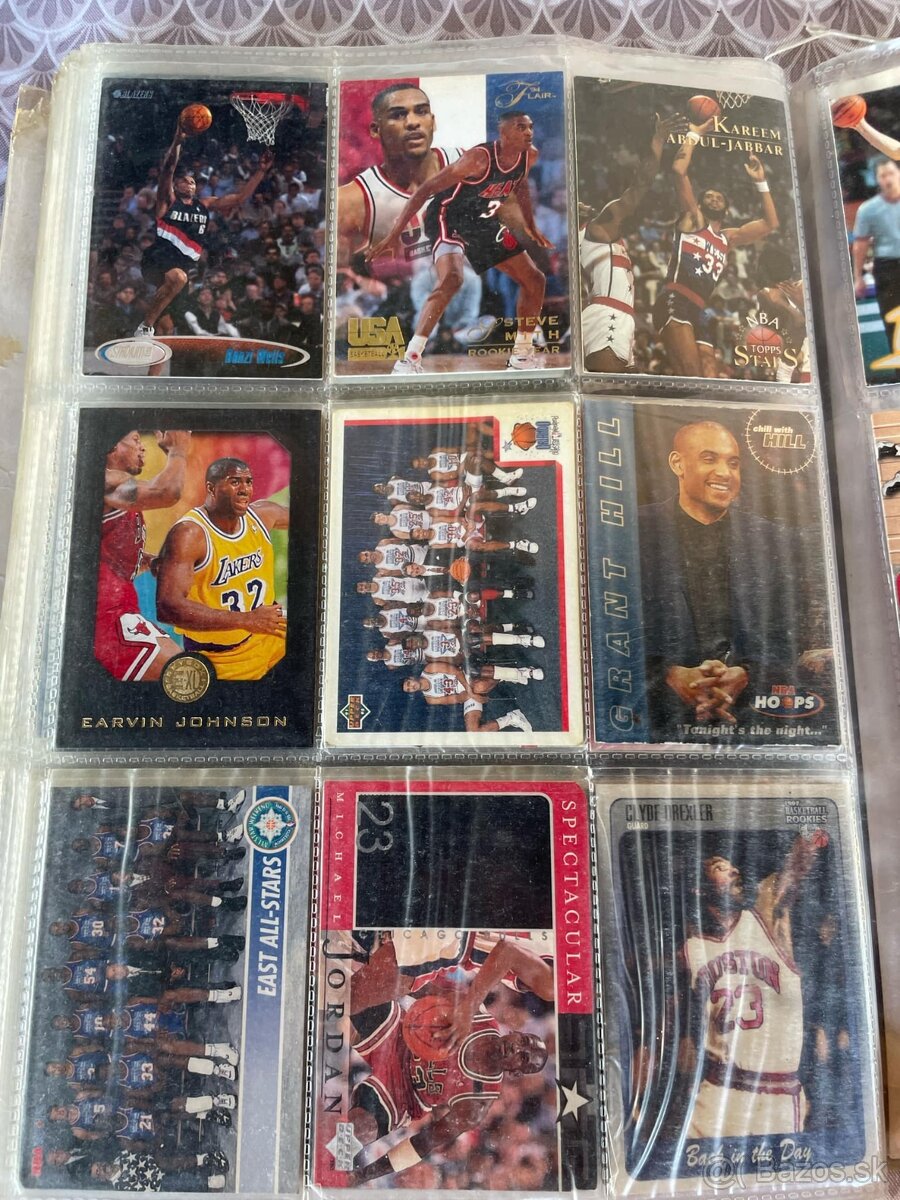 Nba basketbalové kartičky