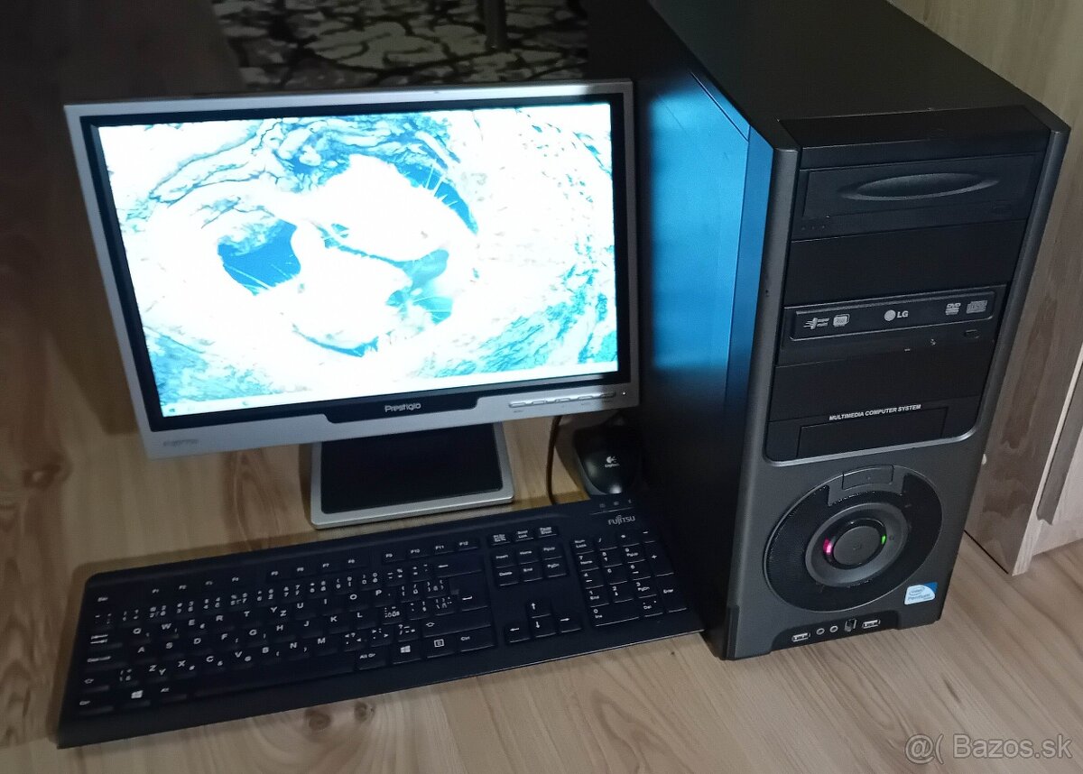 PC AMD Athlon II X3, RAM4GB, HDD 500, WIFI, 17"LCD