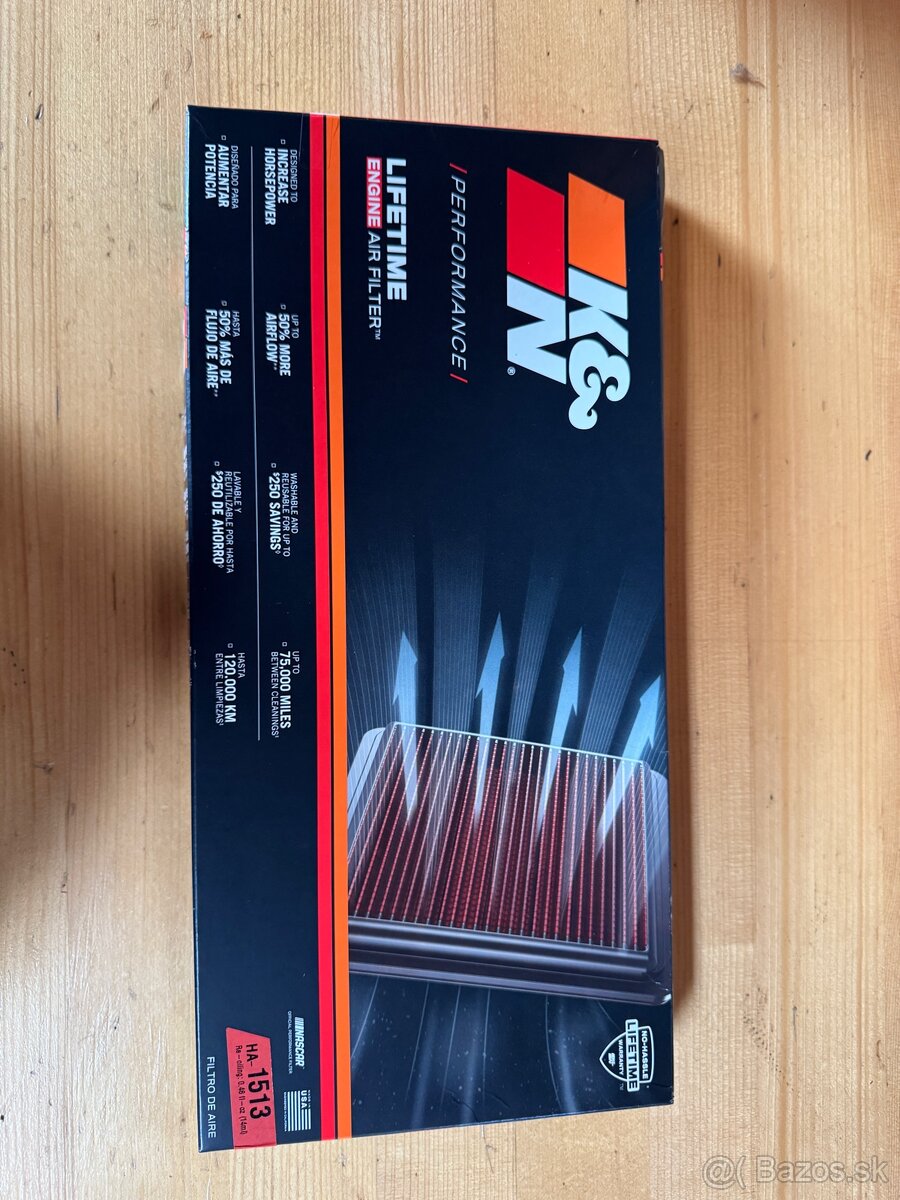 Predám úplne nový K&N vzduchový filter na Honda Forza 125