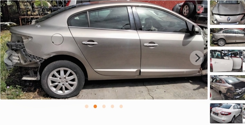 Renault Fluence 1.5 dCi 2012 predám MOTOR K9KG8, TRYSKY