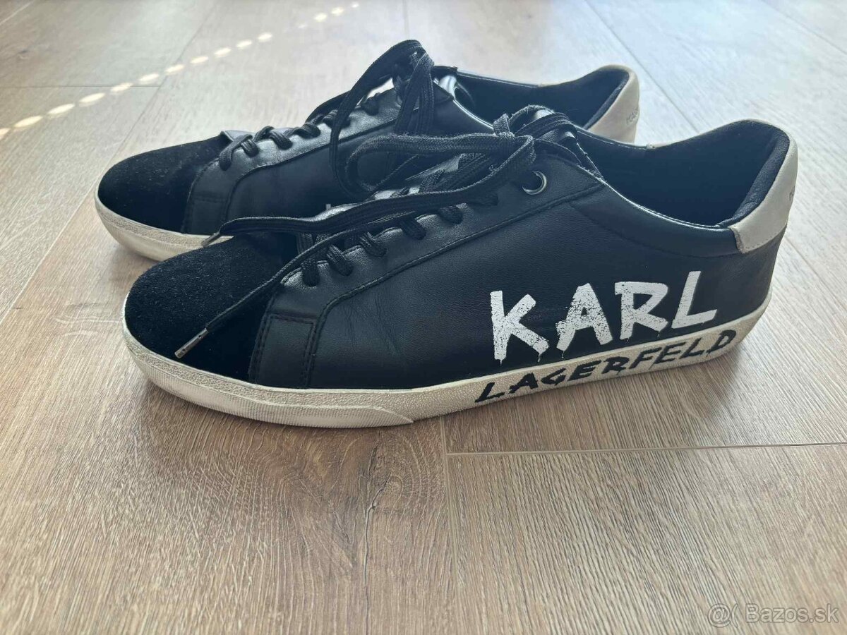 Karl Lagerfeld panske topanky cierne 43