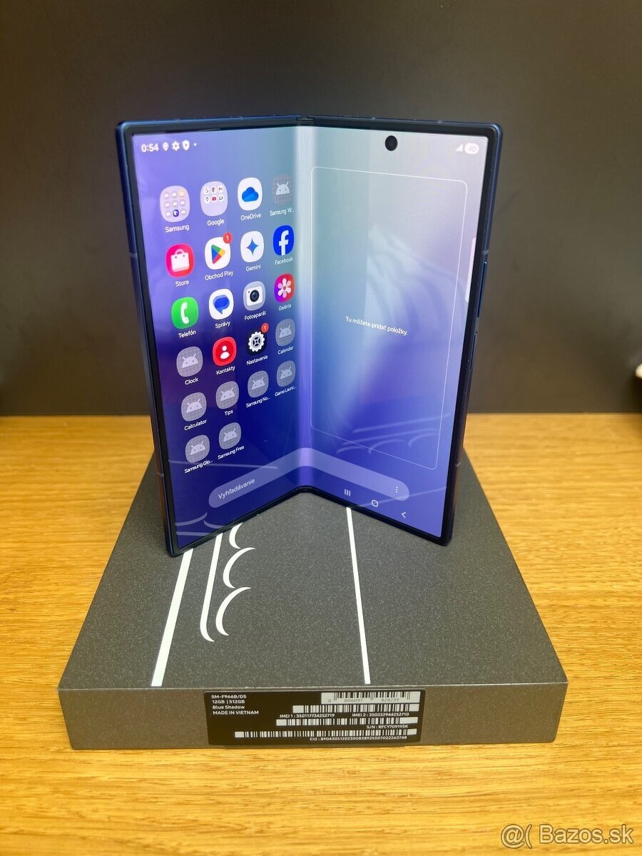 Predám SAMSUNG GALAXY Z FOLD 7 12GB/512GB, TOP, ZARUKA SK 2R