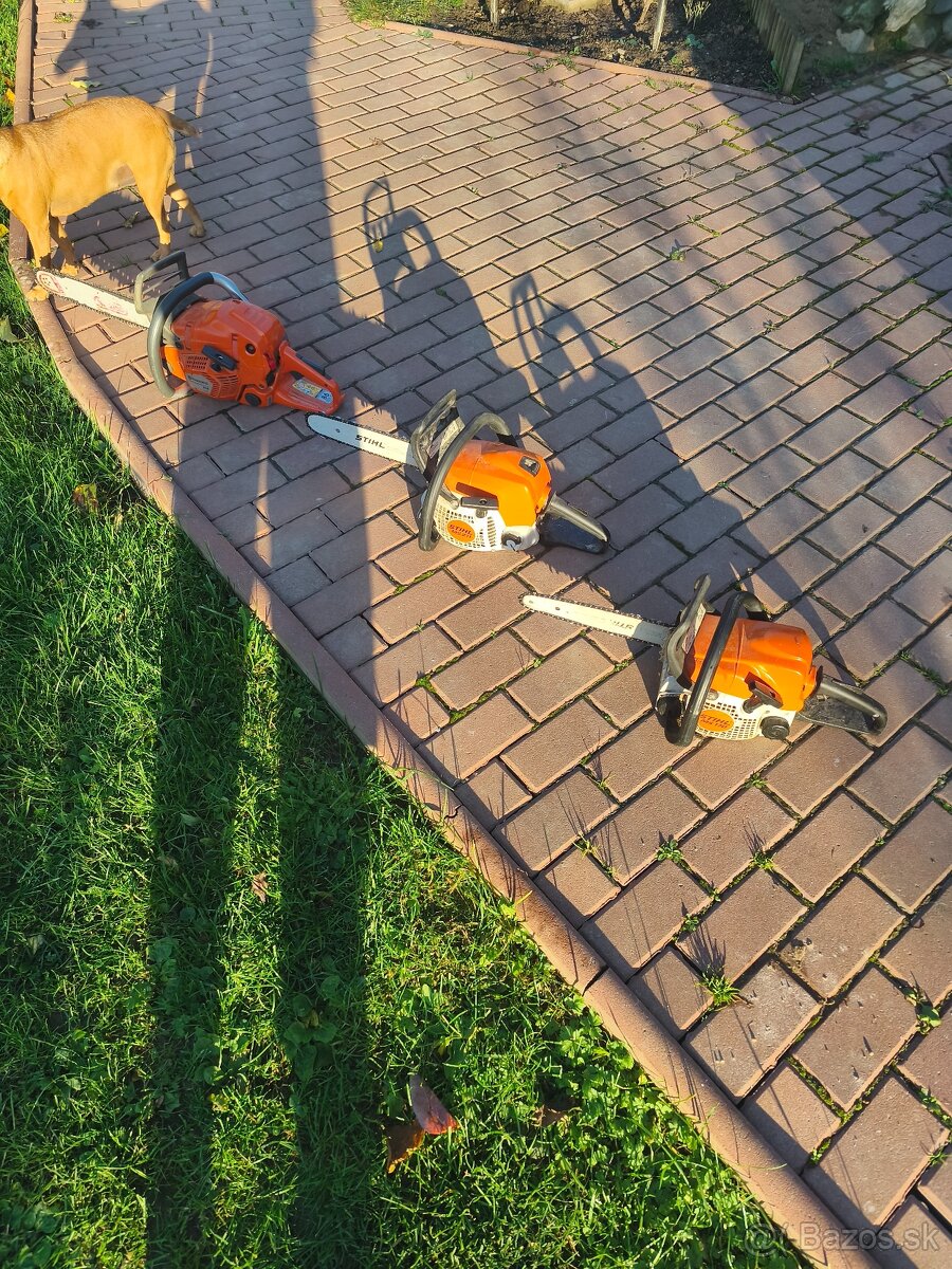 Predám 3 kusy motorových píl Husqvarna a Stihl