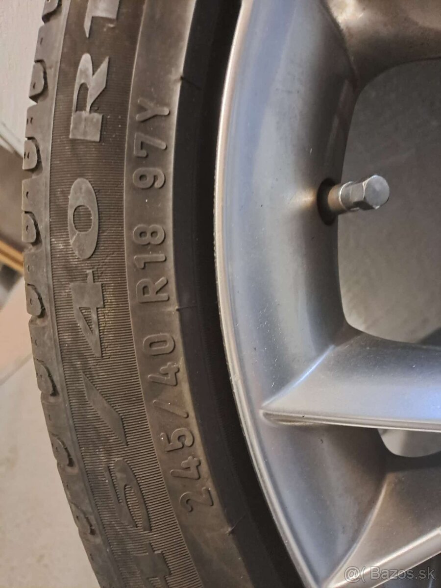 Predám Audi kolesá a pneumatiky 245/40 R18 97Y