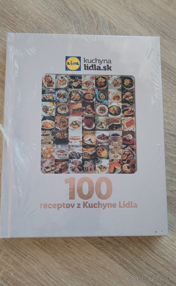 Kuchárska kniha Lidl -nová, zabalená čo fólii