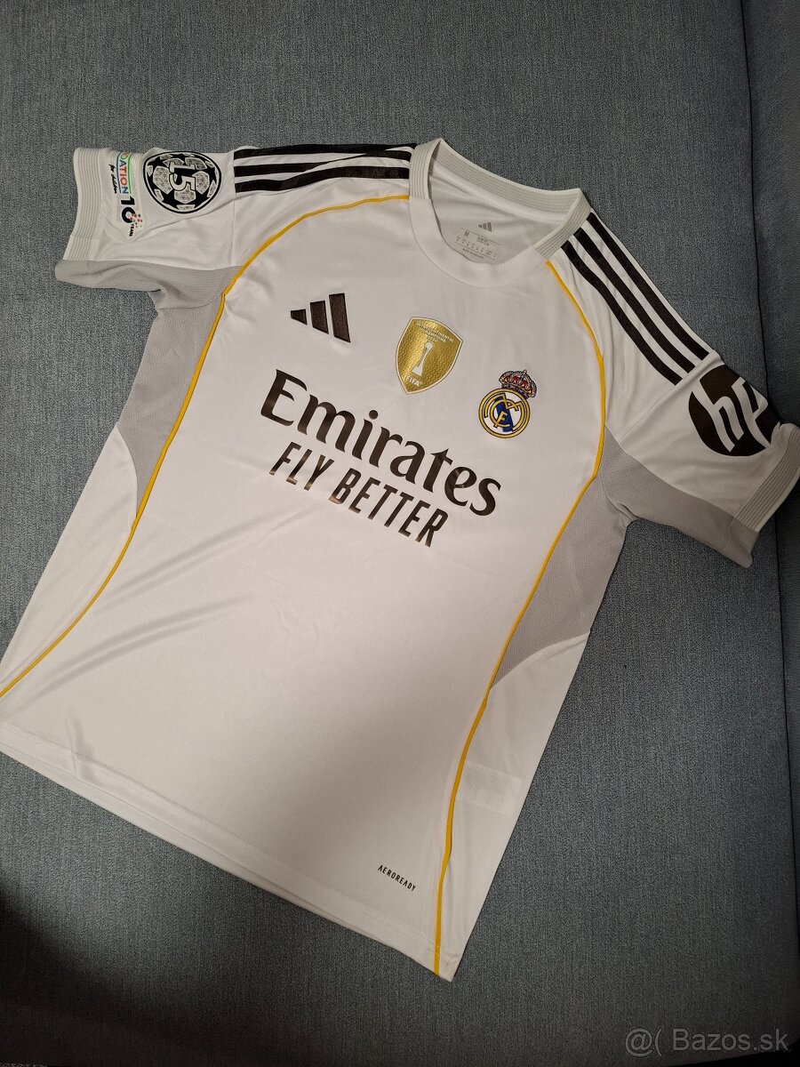 Real Madrid domáci dres M futbalový dres