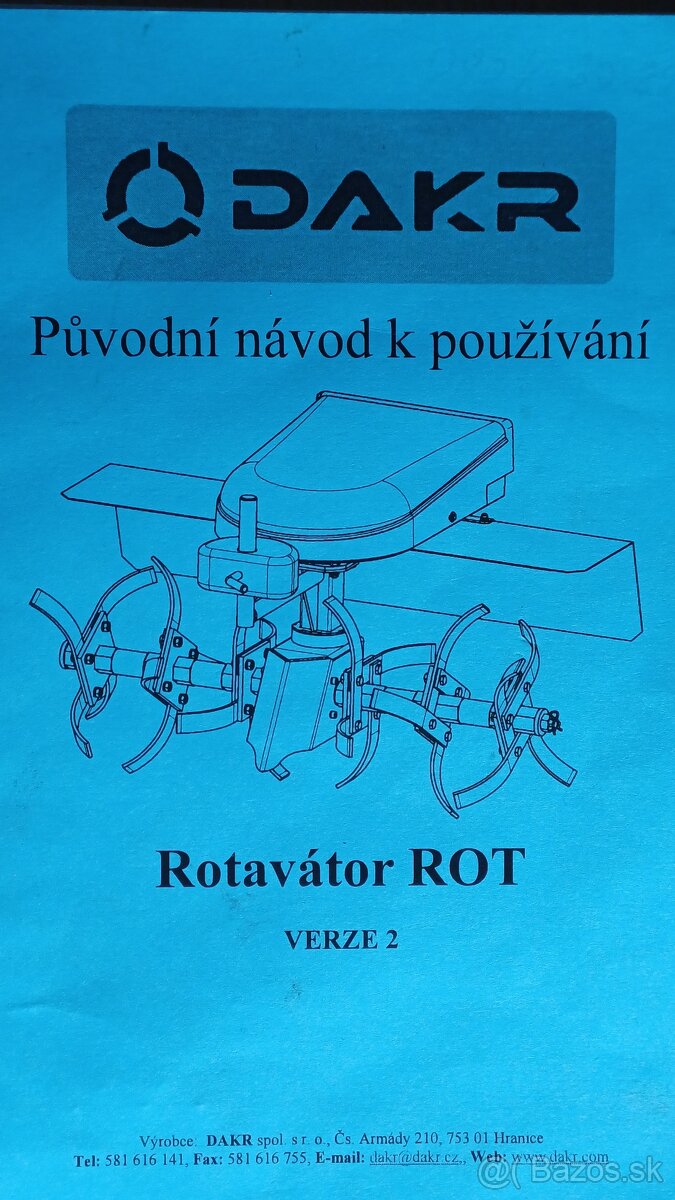 Predám rotavátor ROT