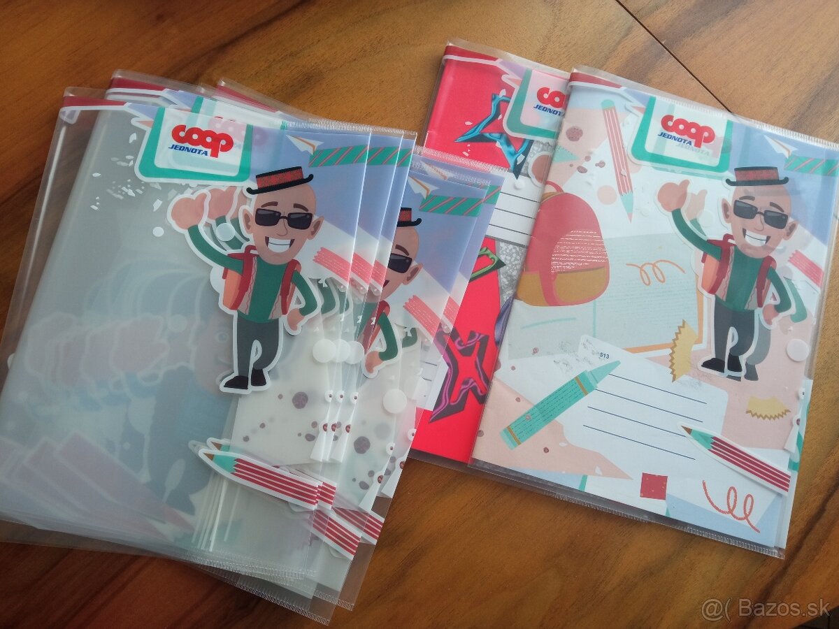 Obaly na zošity nové 10ks