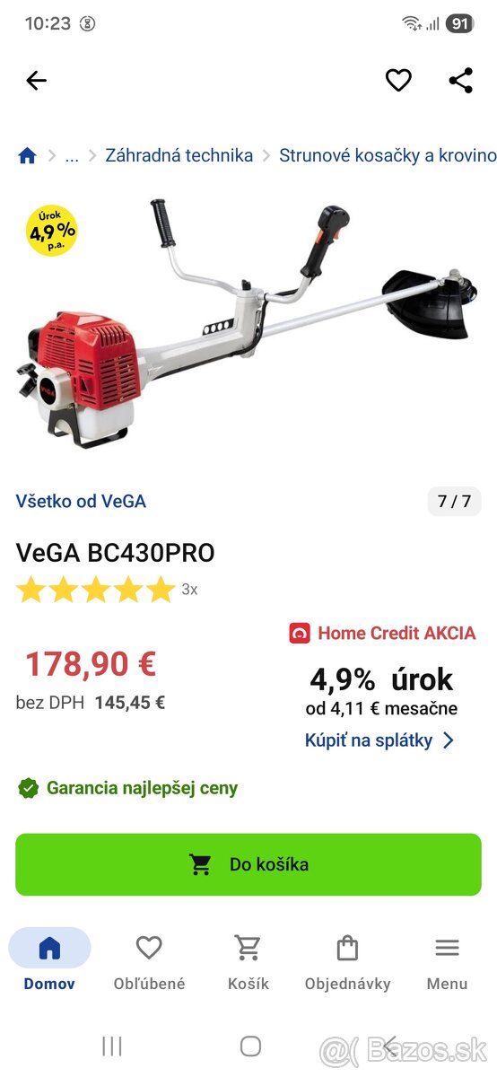 Benzínový krovinorez