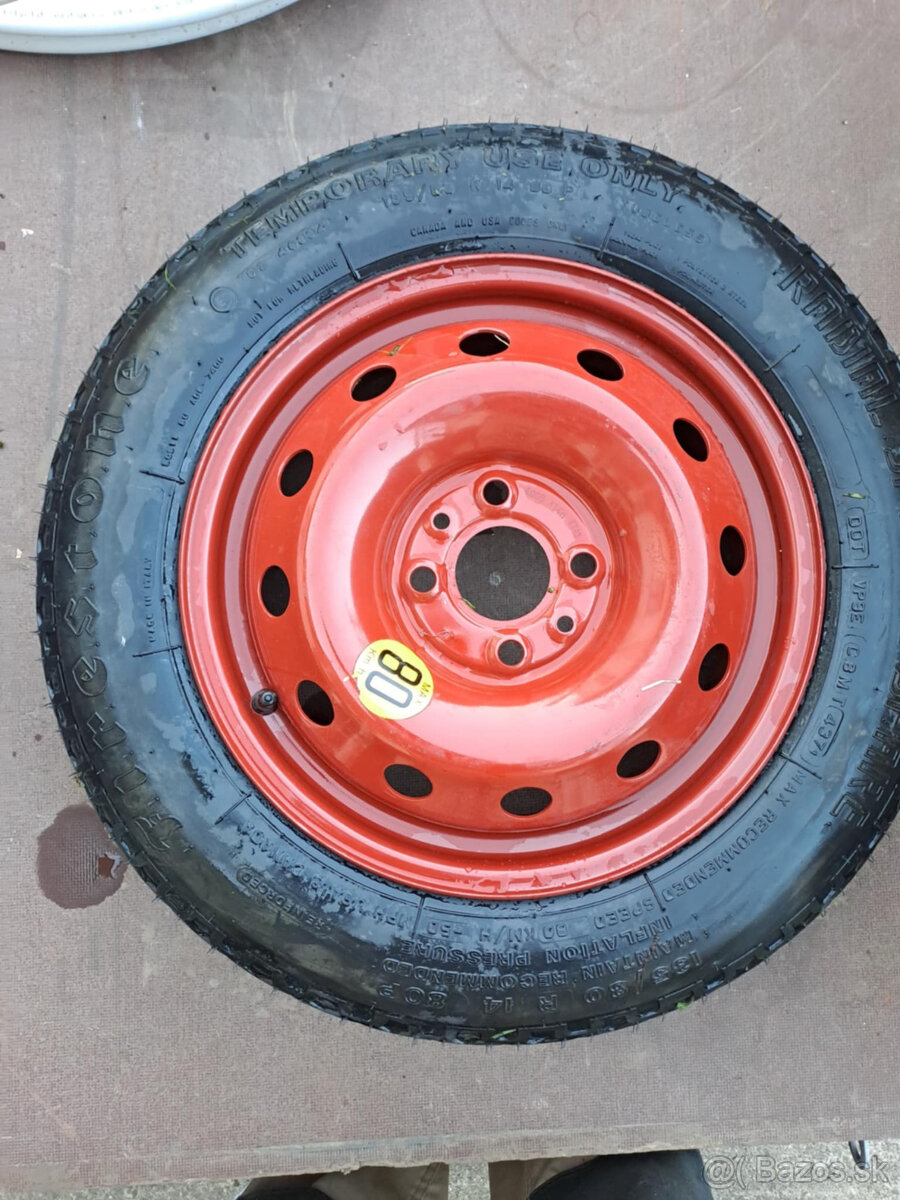 Dojazdové koleso R14 , 135/80R