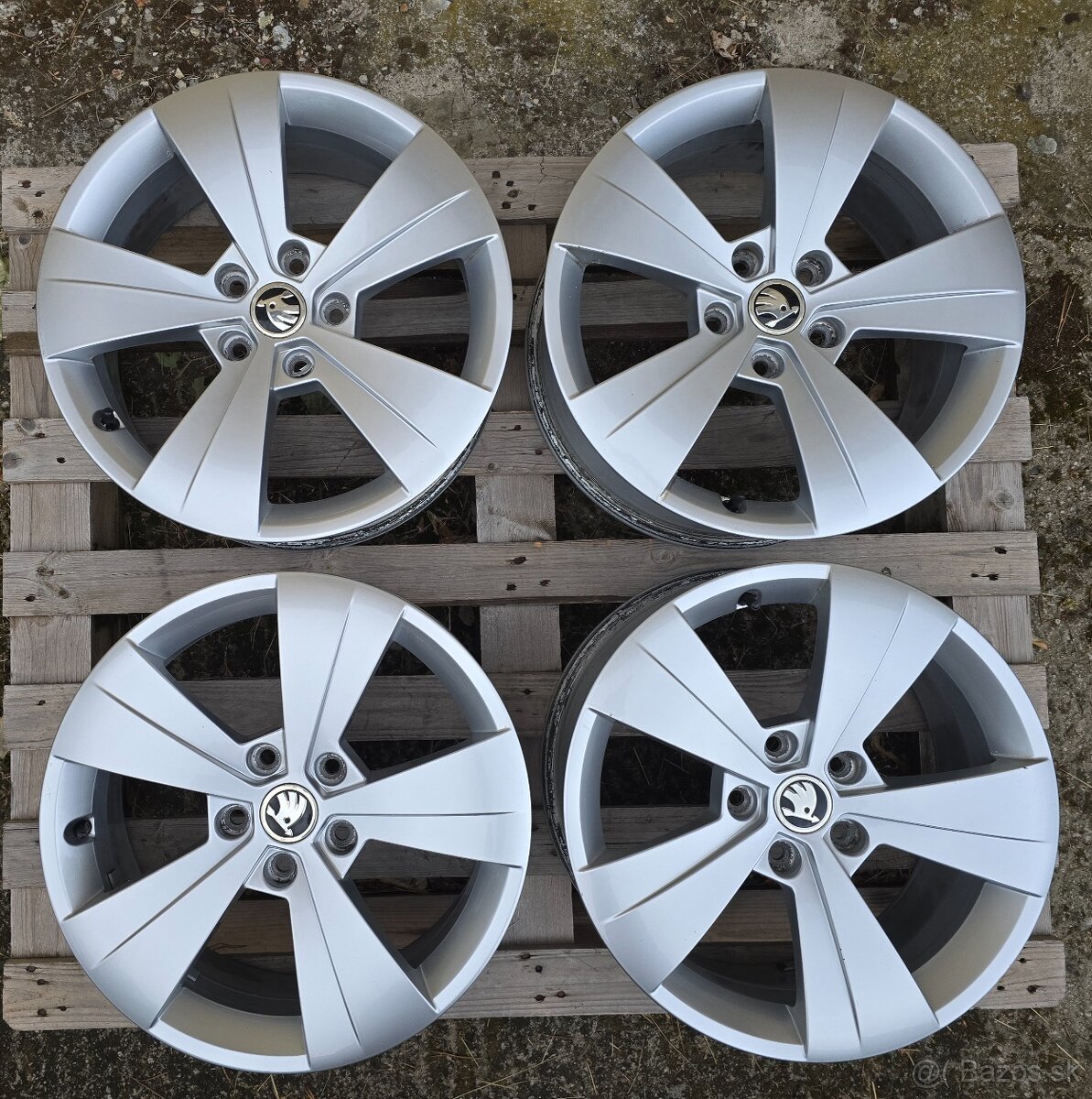 ORIGINÁL ŠKODA HLINÍKOVÉ DISKY 5x112 R17