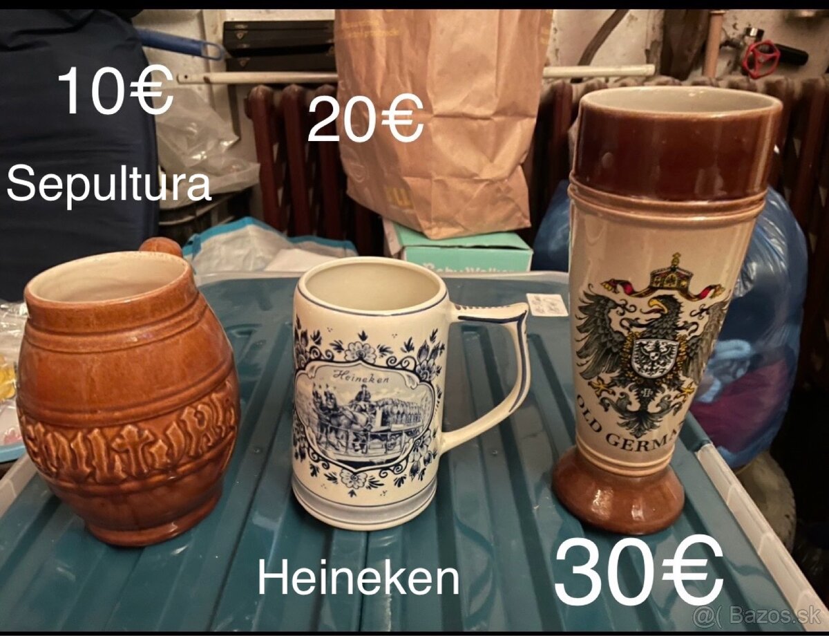 Pivove pohare (zbierka 2)-KERAMICKE/SKLENENE