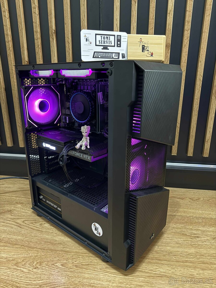 Herný PC/RTX 3070 8GB/Intel I3 14100F/ 16GB RAM DDR4/