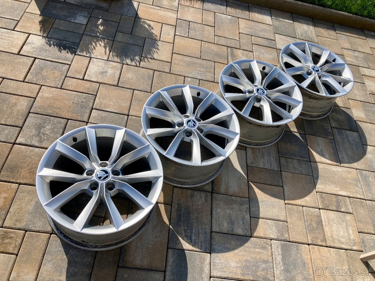 Alu disky org Škoda 5x112 8J ET44 R18