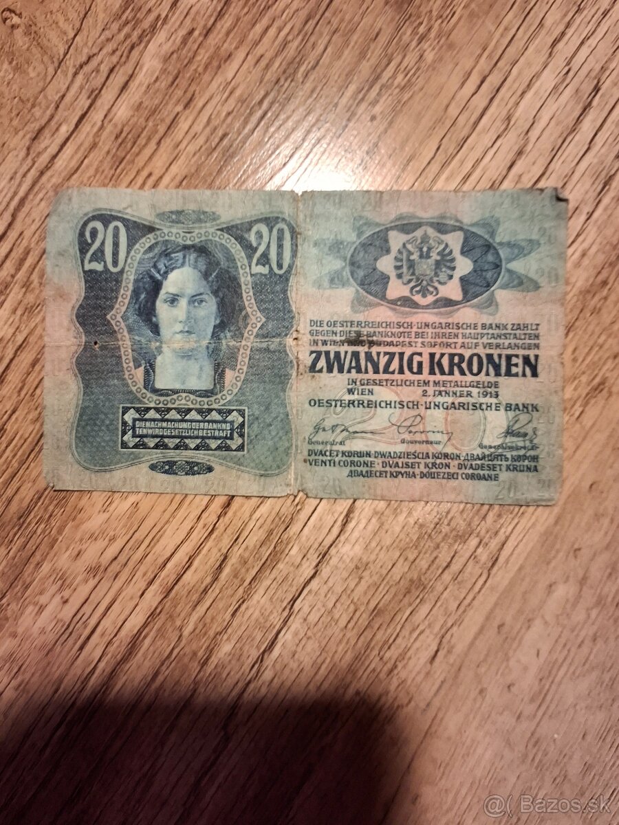 Zwanzig Kronen 1913r