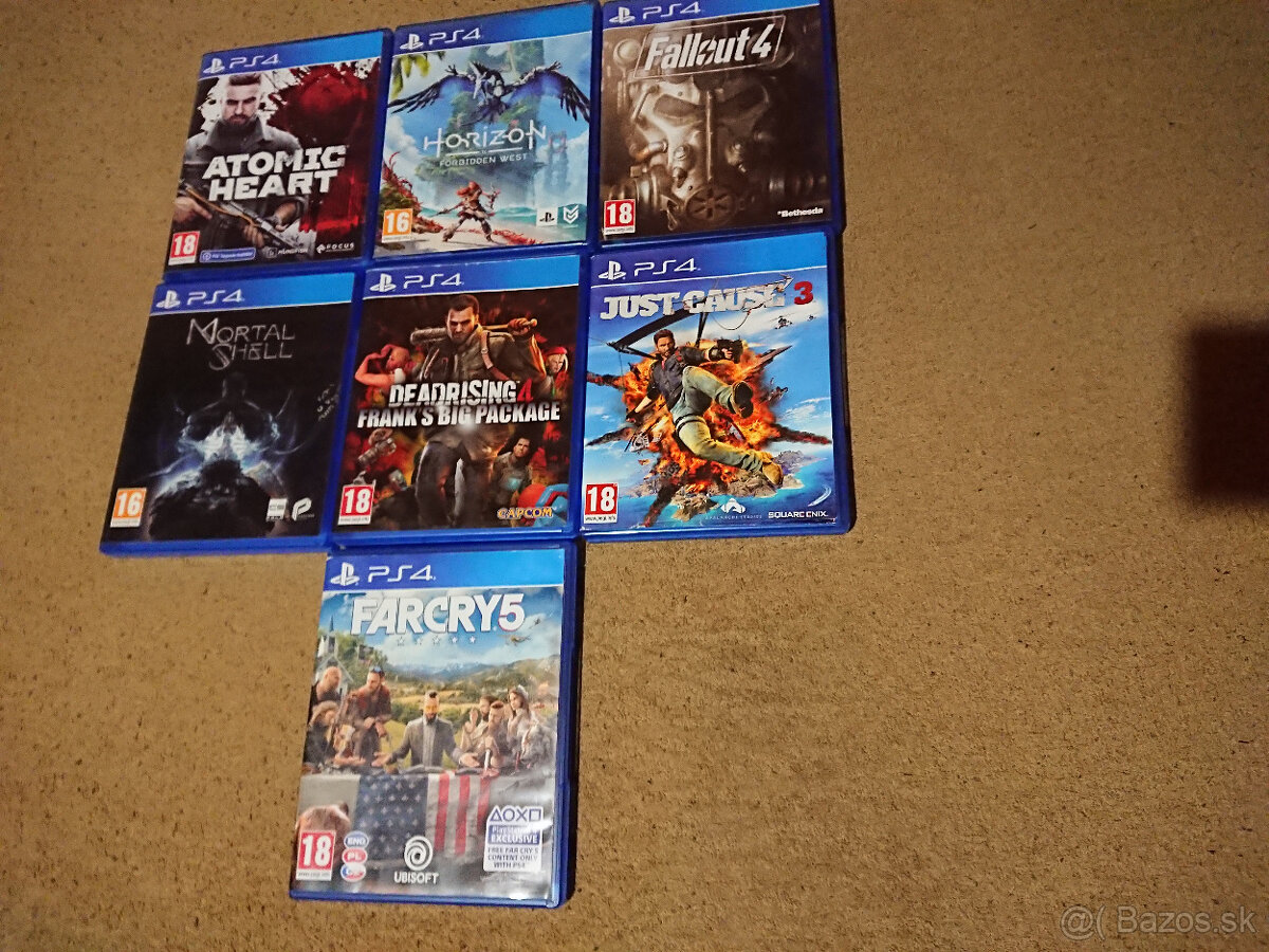 Predám hry na PS4