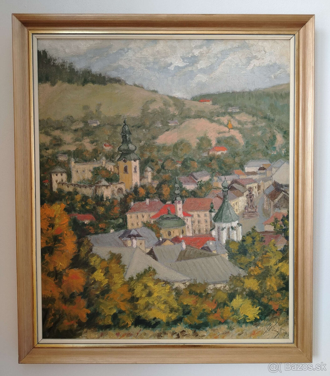 Obraz olejomalba Banská Štiavnica