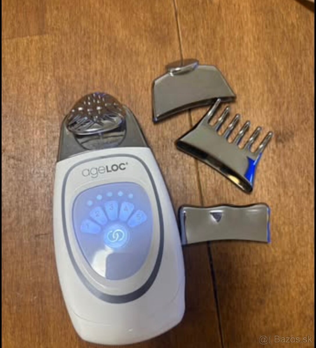 Galvanická žehlička na tvár Nuskin