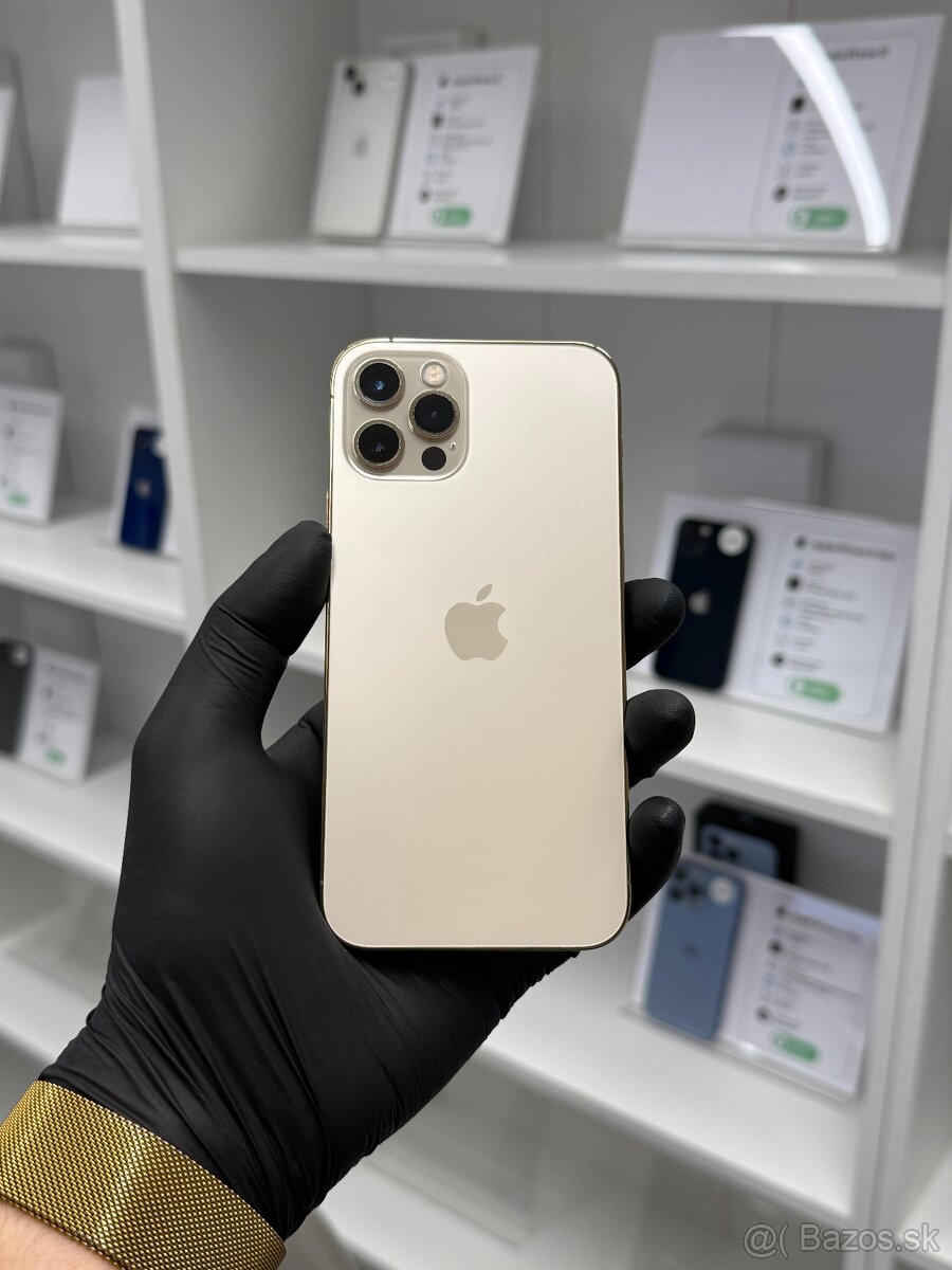 ZÁRUKA 2 ROKY /  Apple iPhone 12 Pro 128GB Gold, 100%