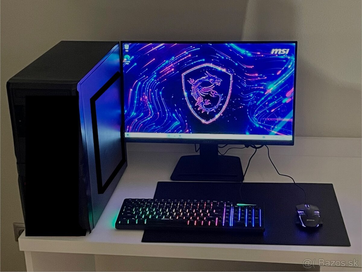 Herný PC +monitor,klávesnica,myš