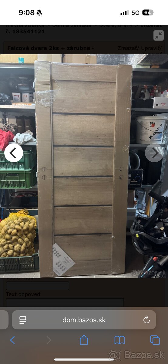 Nové falcové dvere