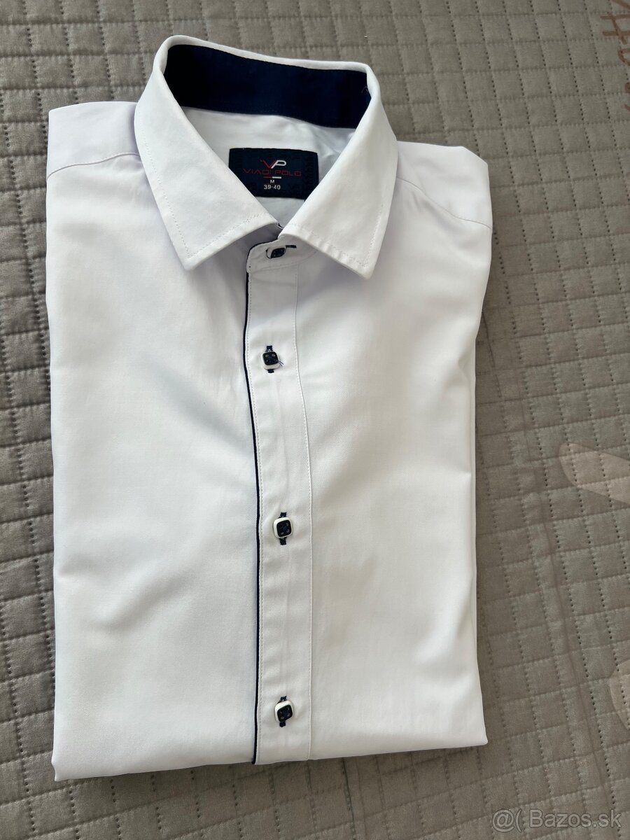 Košeľa biela č. M, 39-40