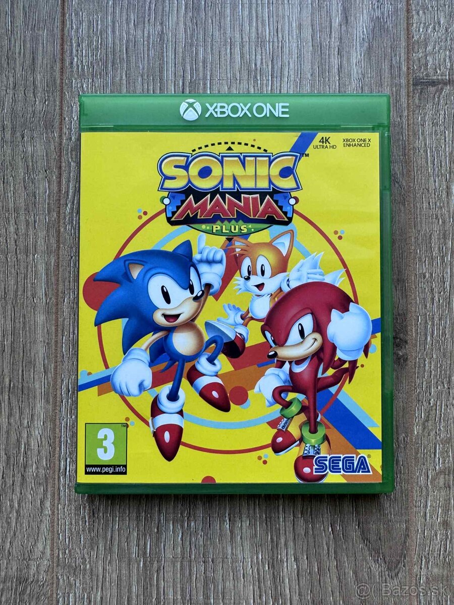Sonic Mania Plus na Xbox ONE a Xbox SX
